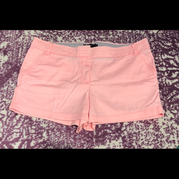 J. Crew Pants - J. Crew 4” Pink Chino Shorts